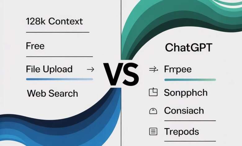 DeepSeek vs ChatGPT 2025 comparison chart