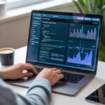 person learning digital skills online for remote jobs in the UK