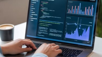 person learning digital skills online for remote jobs in the UK