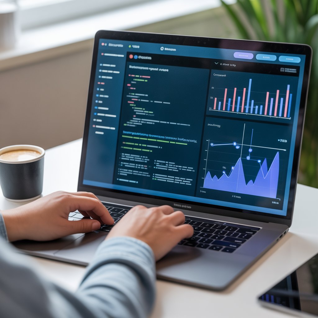 person learning digital skills online for remote jobs in the UK