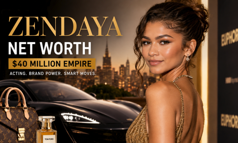 Zendaya net worth and $40 million empire featuring her acting career, brand partnerships, and wealth