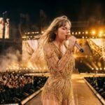 Taylor Swift as a business icon, representing her $2 Billion net worth achievement in 2026.