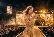 Taylor Swift as a business icon, representing her $2 Billion net worth achievement in 2026.