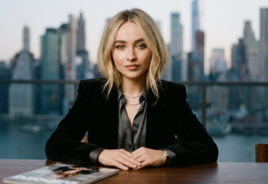 Young Sabrina Carpenter during her Disney Channel days in Girl Meets World, illustrating her early career start