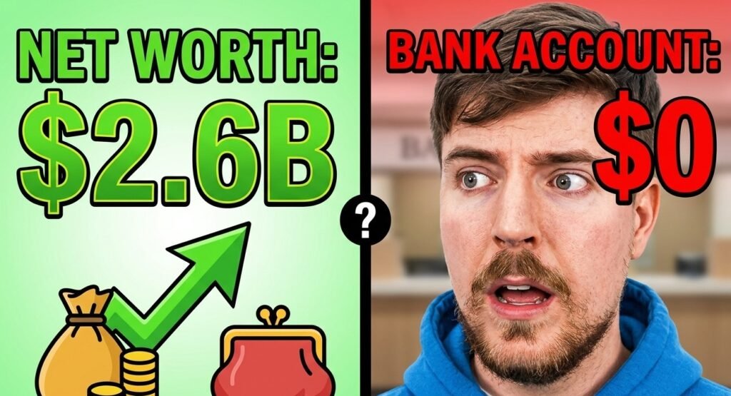 alt="MrBeast net worth vs personal cash   why he says he is broke despite $2.6 billion wealth"