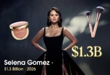 Selena Gomez net worth 2026 — Rare Beauty founder and billionaire entrepreneur with $1.3 billion estimated wealth