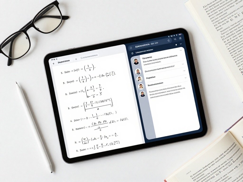 A clean, organized workspace showing an AI writing assistant helping to format a LaTeX research paper.