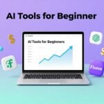 How to make money with AI in 2026 — beginner guide showing laptop and AI tools