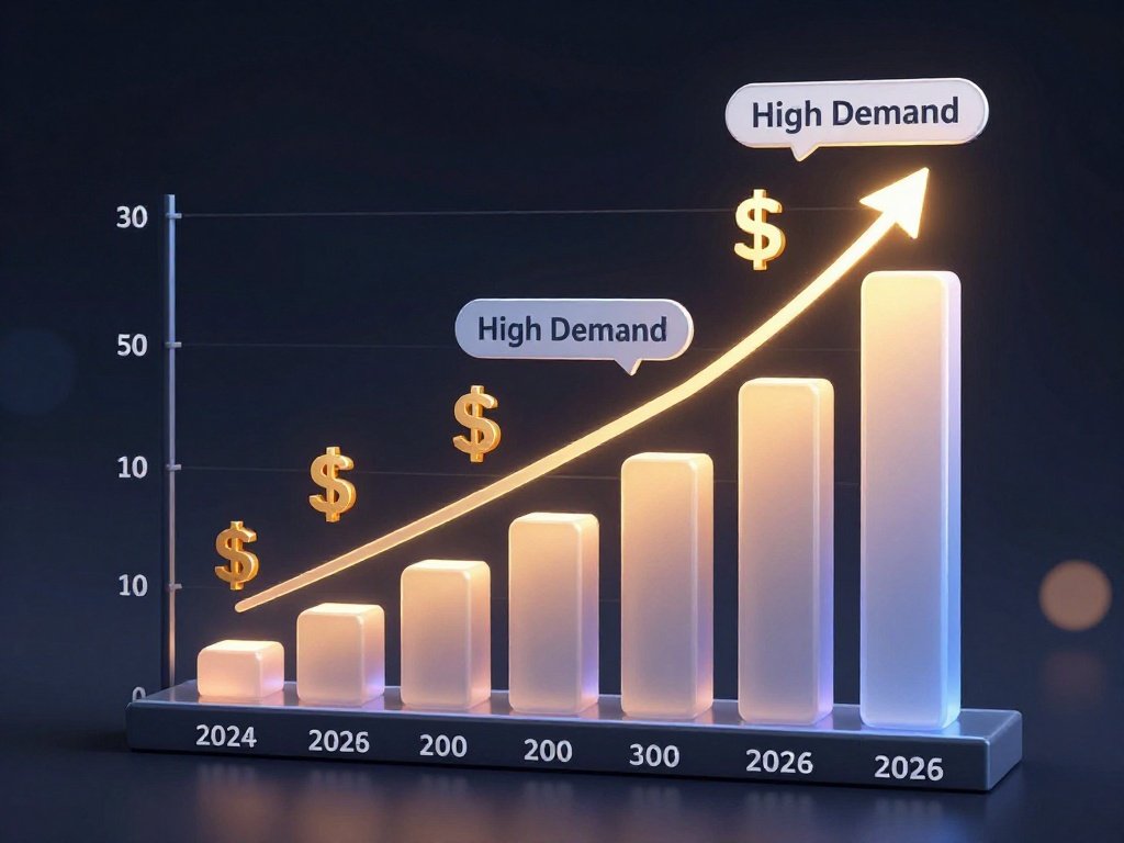 Fiverr AI Engineering Services Market Growth Graph 2024 to 2026