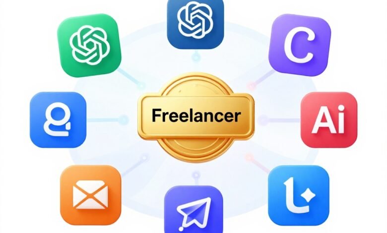 Top AI Tools Stack for Freelancers 2026 including Gemini, Claude, and Zapier.
