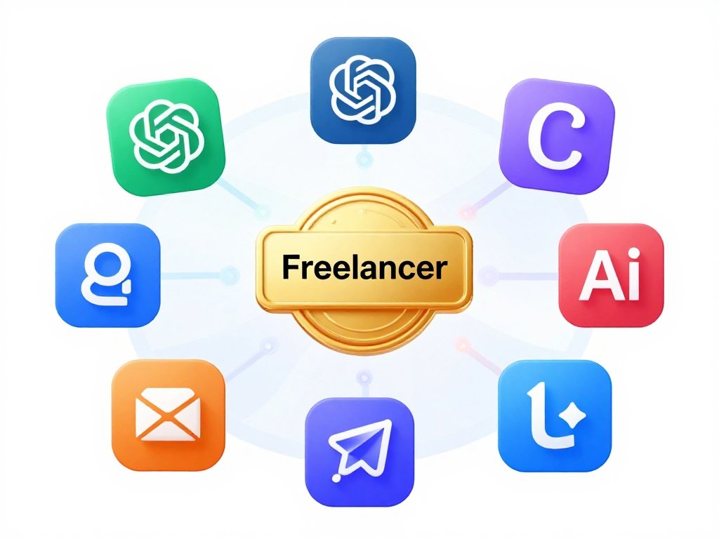 Top AI Tools Stack for Freelancers 2026 including Gemini, Claude, and Zapier.