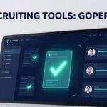 Automated candidate sourcing dashboard by AI recruiting tools GoPerfect showing semantic vector talent matching and workflow automation metrics