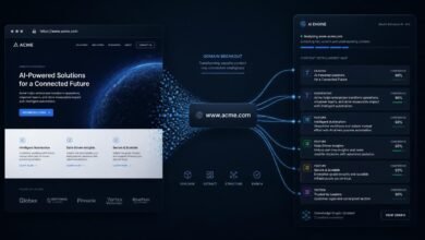 An enterprise digital interface illustrating the complete Perplexity SEO Guide framework for mapping website nodes to AI search engine citation cards.