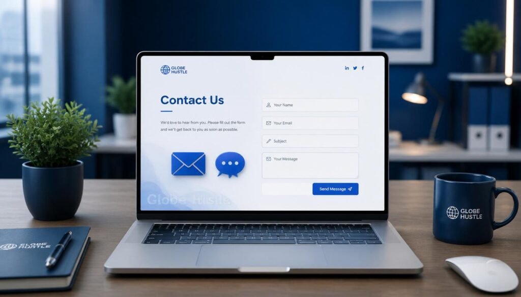 Contact Globe Hustle for SEO content writing and business inquiries