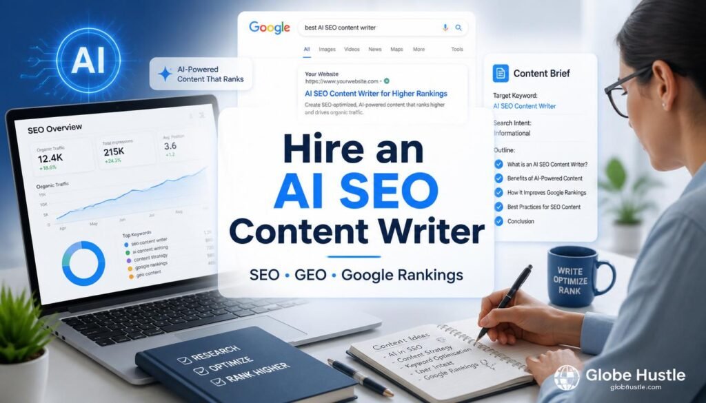Hire an AI SEO Content Writer providing SEO and GEO optimized content for Google and AI search.