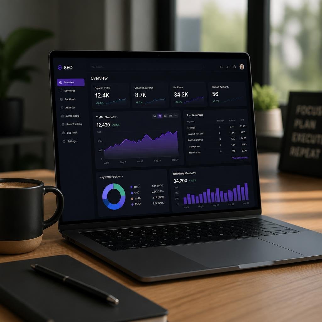 Best SEO Tools for Freelancers dashboard comparison
