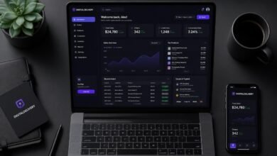 Best platforms to sell digital products online dashboard concept