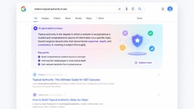 Google AI Overview search results page showing AI-generated summary above traditional links