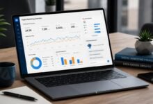 Best AI SEO tools for small business platform dashboard showing search metrics across Google and ChatGPT.