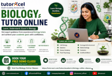 TutorXcel online biology tutor offering 1-on-1 personalized learning classes for students
