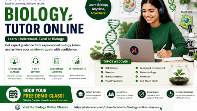 TutorXcel online biology tutor offering 1-on-1 personalized learning classes for students