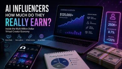 How much do AI influencers make through brand deals, subscriptions, and affiliate income