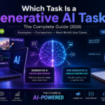 Which task is a generative AI task, showing generative AI examples like text, image, music, and code generation compared with non-generative AI tasks.