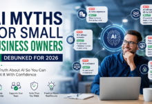AI myths for small business owners debunked in 2026