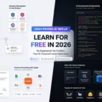 Split screen graphic comparing no-code AI automation workflows and technical AI development for high paying remote jobs in 2026