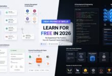 Split screen graphic comparing no-code AI automation workflows and technical AI development for high paying remote jobs in 2026