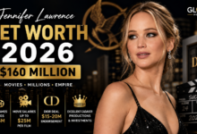 Jennifer Lawrence net worth 2026 showing $160 million wealth, Hunger Games earnings, movie salaries and Dior endorsement