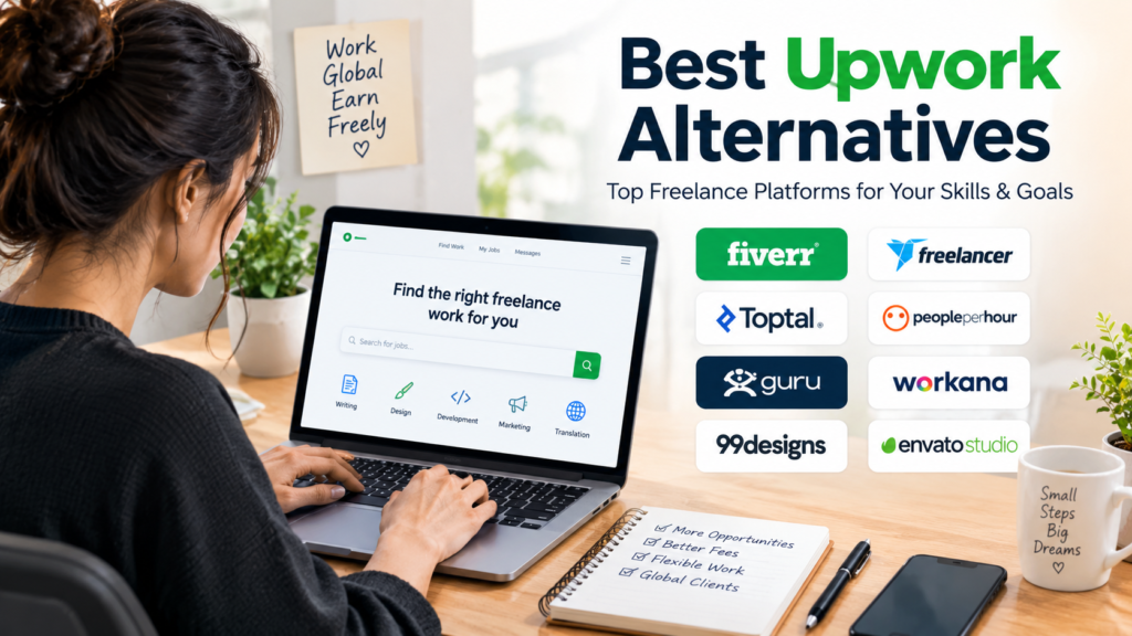 Best Upwork alternatives and freelance platforms for finding online work