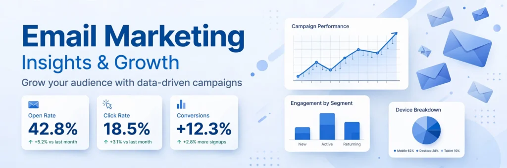 Best AI tools for email marketers — AI-powered subject lines and email campaigns illustration